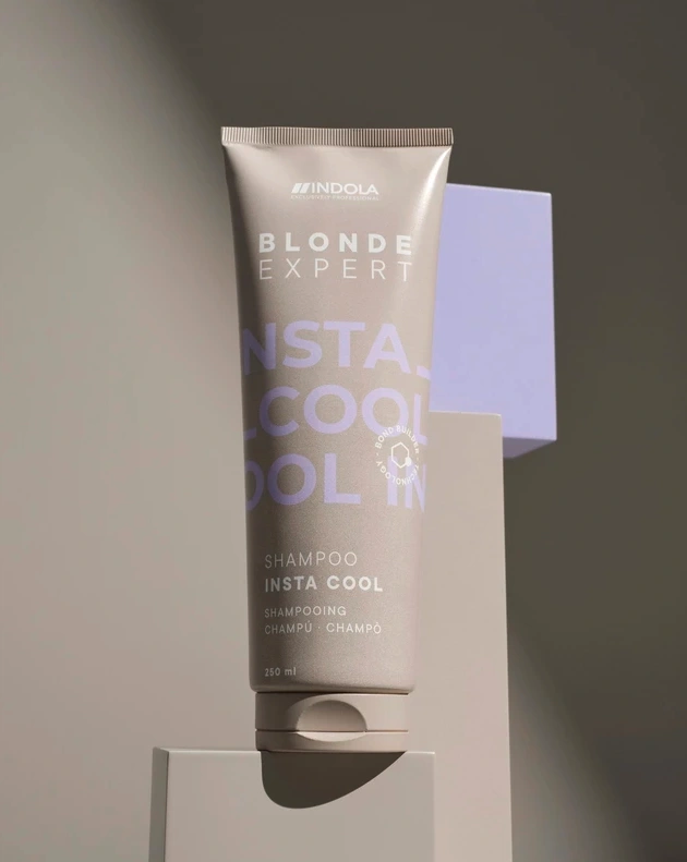 Indola Blonde Expert InstaCool Shampoo - 250ml képe 1